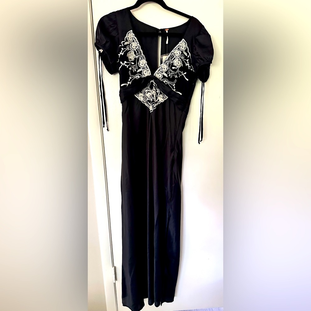 Free People Black and White Maxi Dress - Picture 6 of 9